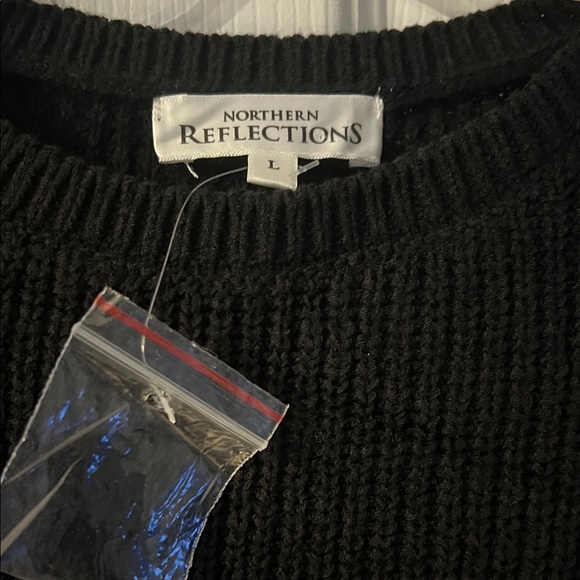 Northern Reflections Black knit Tank Top - Picture 2 of 4
